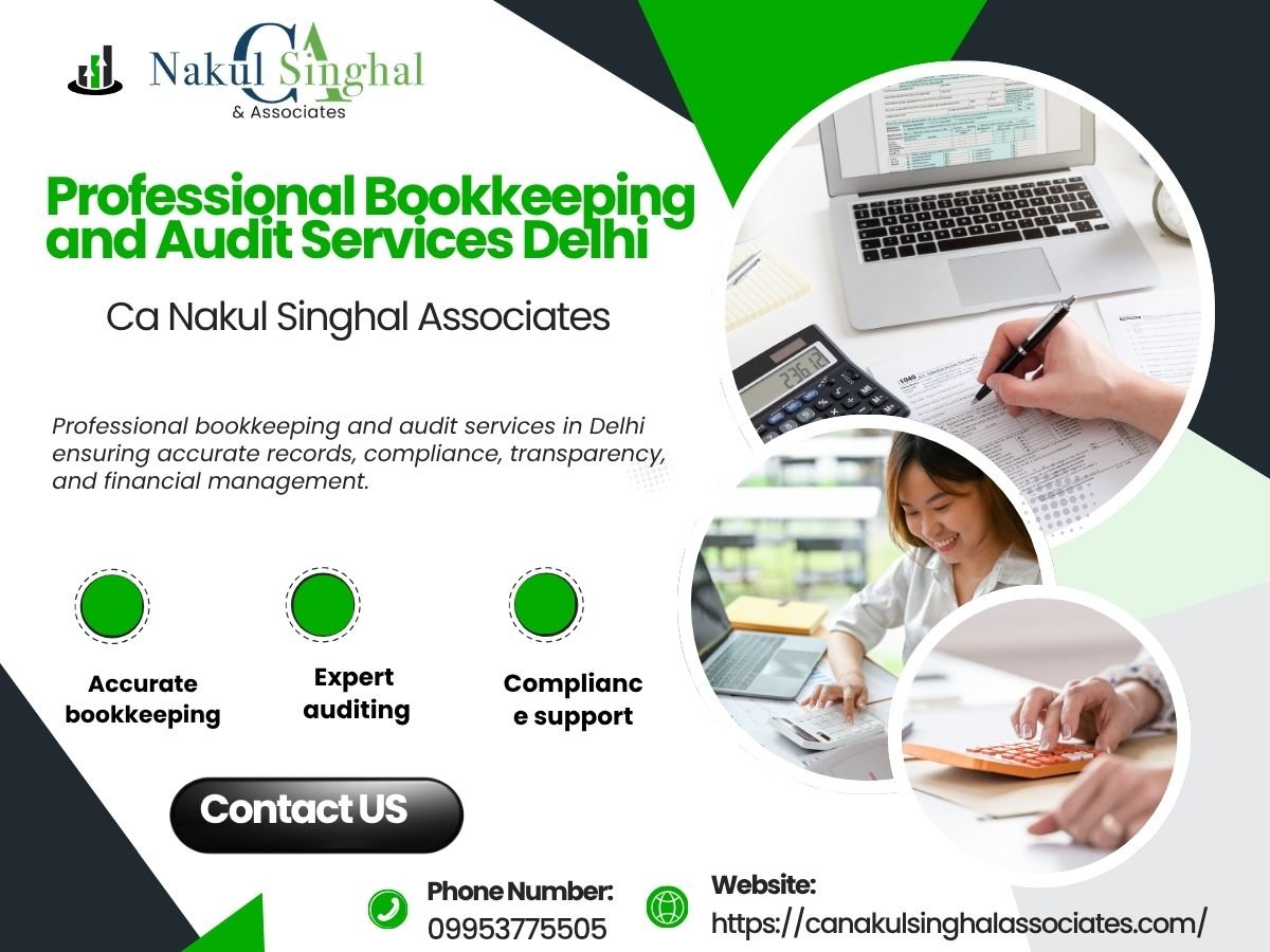 Professional Bookkeeping & Audit Services in Delhi